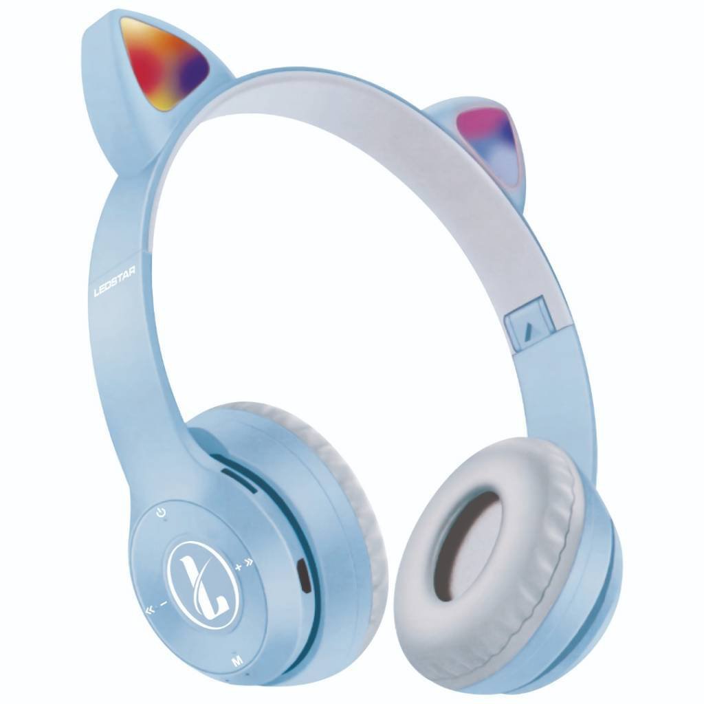 AURICULAR LEDSTAR KIDS CAT BLUETOOTH